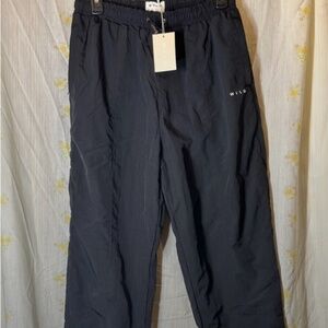 WILO The Label Anthropologie Pants Large Parachute Baggy Cargo Windbreaker NWT